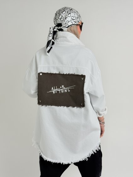 Bílá džínová košile SPEED