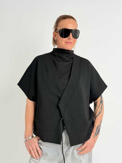 Černá mikina LOW 8027