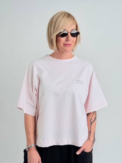 Růžové triko NORMALITY