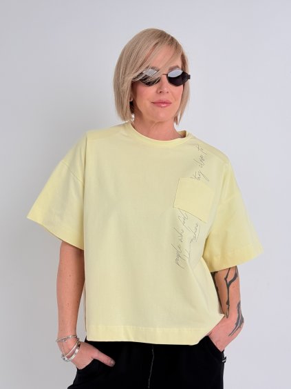 Žluté triko SHINE
