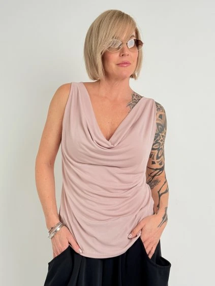Starorůžový top CROSS