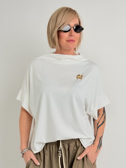 Smetanový top PARADISE