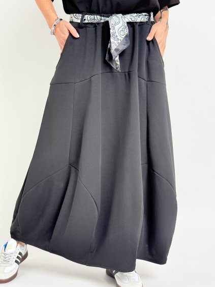 Černá balónová sukně CABLE