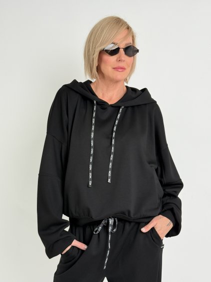 Černá mikina ATLANTIS