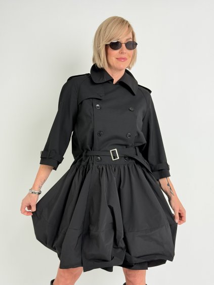 Černý trenčkot SPRINFIELD