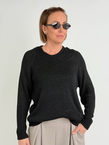 Černý svetr TAYRA