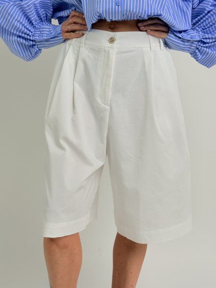Bílé bermudy BEACH