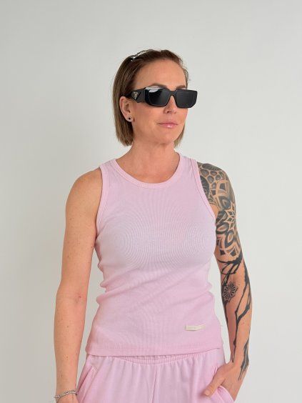 Růžové tílko EDMOND 7622