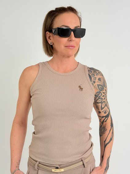 Cappuccino tílko FAE 7583