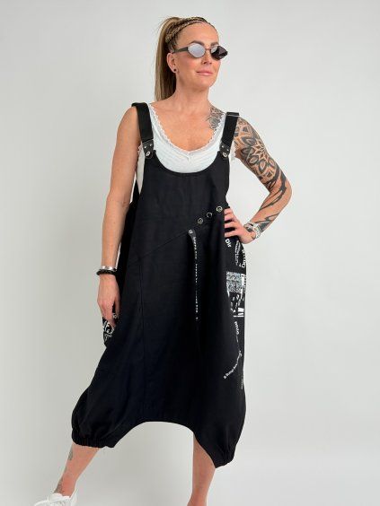 Černé šaty HAPPY