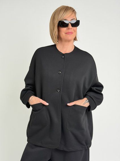 Černá bunda WAKER 82966