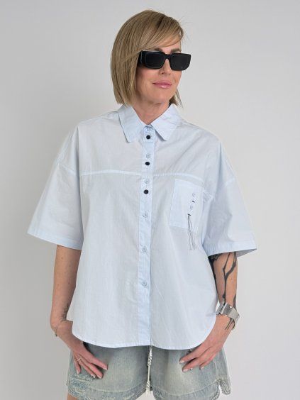 Modrá košile VICBEE