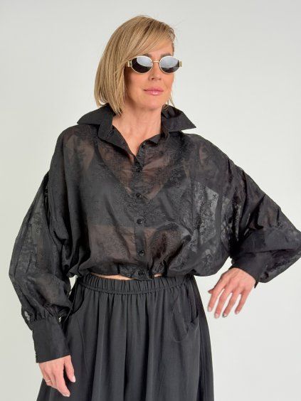 Černá košile ROUSIE