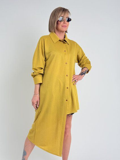 Hořčicová košile GRAVITY