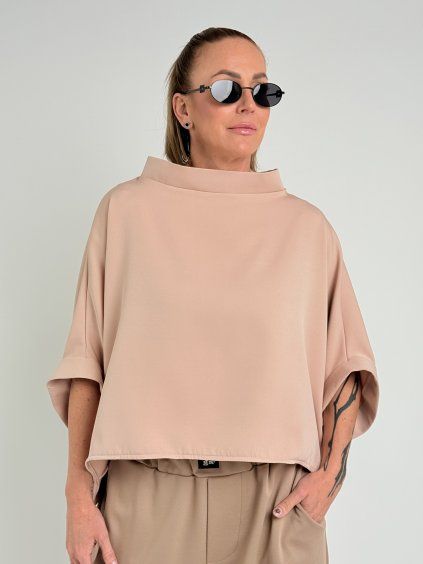 Béžová tunika KIMONO