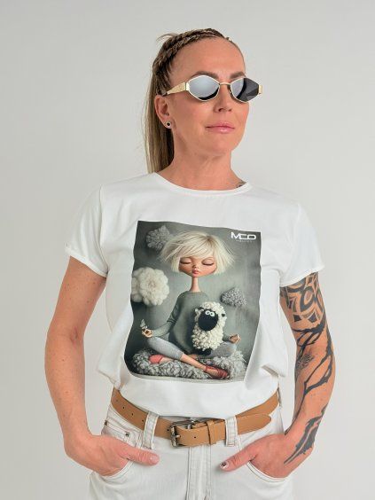Smetanové triko ZEN