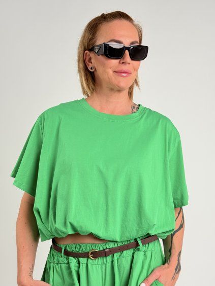 Zelené triko LUXU