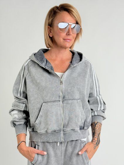 Šedá mikina ISADORA