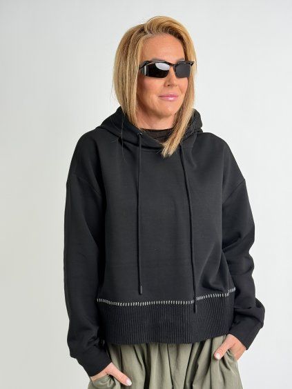 Černá mikina CAMILLA 260318