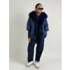 Tmavě modrá bunda Piu