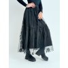 Černá tylová sukně AUTUM