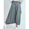 Šedá kalhotová sukně SMART