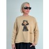 Béžová mikina XINU