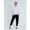 Bílé krajkované triko POP
