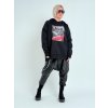 Černá mikina DALMATIN