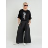 Černé široké kalhoty WAYO