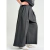 Černé široké kalhoty WAYO