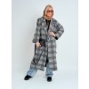 Kostkovaný kabát TIME