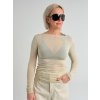 Béžové triko s kašmírem CASH