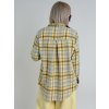 Žlutá kostkovaná košile TALY