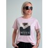 Růžové triko MINIMAL