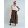 Hnědá sukně RUBBE