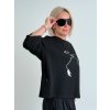 Černé triko MELODY 7071