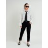 Černé kalhoty s krajkou STATION