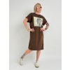 Hnědé šaty COFFEE