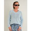 Světle modrý svetr TAYRA