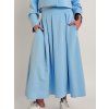 Světle modrá sukně AURA