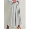 Světle šedá sukně AURA