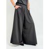 Černé široké kalhoty VALERIE