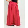 Červené široké kalhoty VALERIE