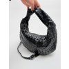 Černá proplétaná kabelka VERONA