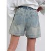 Modré džínové kraťasy SHORT-1096