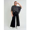 Černo-bílá tunika KIMONO