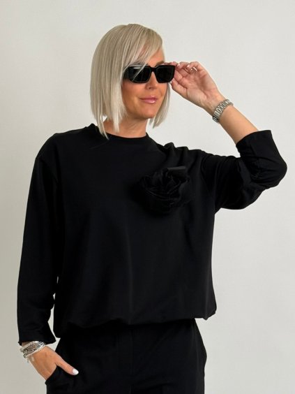 Čierna mikina TERESA