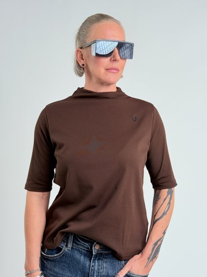 Hnedá košeľa JAMES