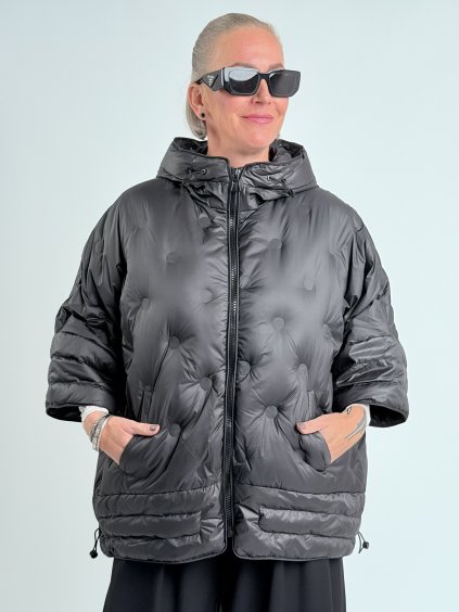 Čierne pončo ZANDAYA